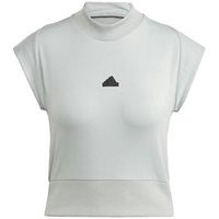 adidas camiseta t-shirt zne ajuste argente para mujer