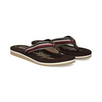 tommy hilfiger chanclas mujer - marron talla 37