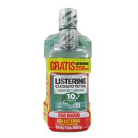 listerine enjuague bucal dientes y encias 500 ml  250 ml