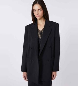 Weekend Max Mara para mujer. 2615041081600 Americana Veloce negro (40), Casual, Poliéster