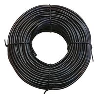 microtubo pvc flexible 4 x 6mm negro 200 metros