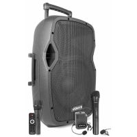 altavoces vonyx portatil bluetooth 600w con microfonos y bateria integrada