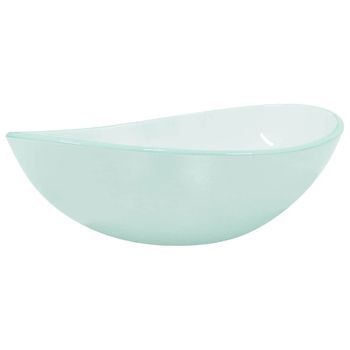 Lavabo De Baño Moderno | Lavabo De Vidrio Templado Esmerilado 54,5x35x15,5 Cm
