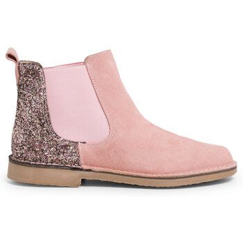 Pisamonas Botines Botines Niña Serraje Con Talonera Glitter para niña