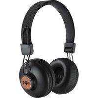 house of marley positive vibration 2 wireless bluetooth headphones - black black