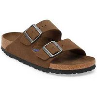 birkenstock sandalias arizona soft footbed suede leather para mujer