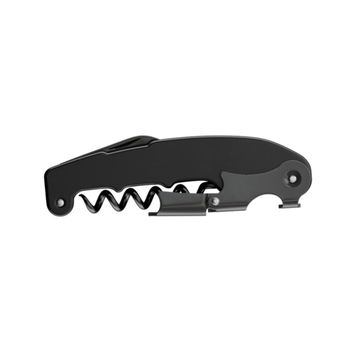 Sacacorchos de doble palanca retro inox negro