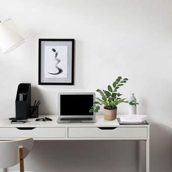 Planta artificial con macetero zamioculcas zamiifolia h 50 cm