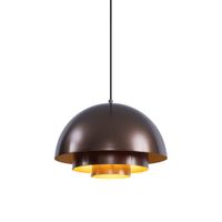 lampara colgante escandinava bronce oscuro dorado
