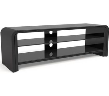 VIVANCO V-Series 1400B 1400 mm TV Stand - Black, Black