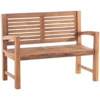 banco de madera de teca halden teca 59x120x92 cm clp