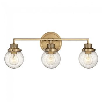 Aplique de pared para baños poppy (3 luces)