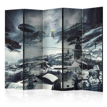 Biombo - Winter In Riga Ii (225x172 Cm)