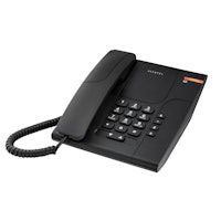 alcatel temporis 180 analogdect telephone negro