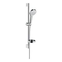 set de ducha hansgrohe croma select s vario con barra de ducha 65 cm y jabonera 26566400