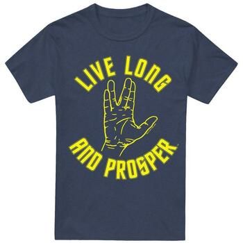 Star Trek Camiseta manga larga Live Long para mujer