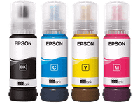 cartucho de tinta - epson 104 ecotank 4500 paginas negro 7500 color multicolor