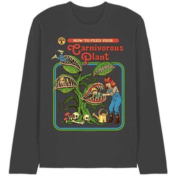 Steven Rhodes Camiseta manga larga Carnivorous Plant para mujer