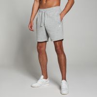 pantalon de chandal corto rest day para hombre de mp - gris jaspeado - xs