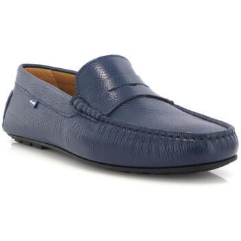 Atlanta Mocassin Mocasines Cit Loafers en piel granulada para hombre