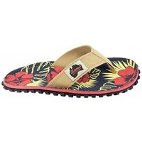 gumbies chanclas islander denim hibiscus para mujer