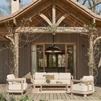 conjunto de muebles de jardin de aluminio para 5 personas