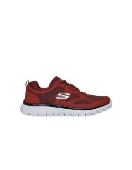 Zapatillas Skechers Burns- Agoura Hombre Burgundy