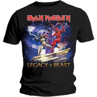 iron maiden camiseta manga larga legacy beast fight para mujer