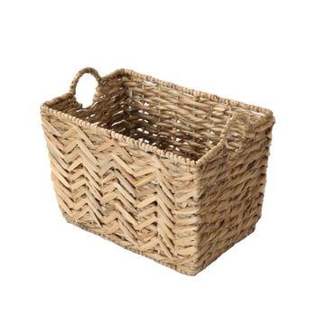 Cesta alta de jacinto de agua - l46cm x a32 cm