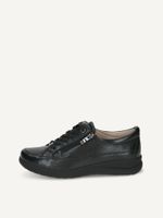 caprice low shoes black made of leather size 38