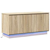 mueble de tv  mueble de salon  gabinete de tv roble sonoma 100 x 38 x 49 cm madera de ingenieria