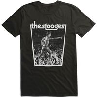 iggy  the stooges camiseta crowd walk para hombre