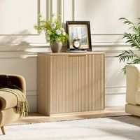 aparador - mueble para salon y dormitorio - mdf - roble 80x40x80cm