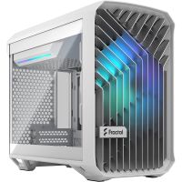 fractal design torrent nano rgb mini tower cristal templado usb 32 blanco