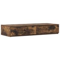 cajones de cama con cajon roble ahumado 90 x 365 x 165 cm vidaxl