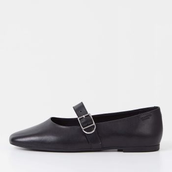 Vagabond Women's Jolin Buckle Leather Ballet Flats - UK 5