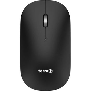 Ratón TERRA inalámbrico Bluetooth 4000 DPI 6 botones compacto ambidiestro negro