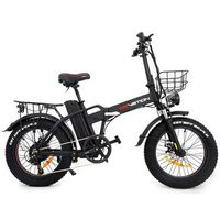 drvetion at20 bicicleta electrica - motor 750w bateria 48v 10ah rueda 20  frenos hidraulicos - negro