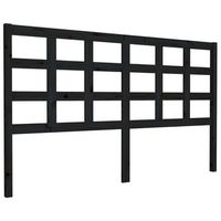 cabecero accesorio para dormir mueble de dormitorio 1655 x 4 x 100 cm madera de pino negro tdl0202223