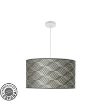 colgante moda 3xe27 blancotetris gris regx50x50cm cdifusor
