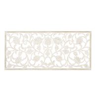 decoracion de pared de madera mdf tallada blanca 180x80 cm