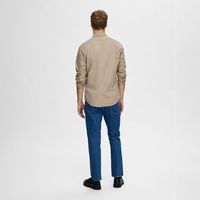 selected camisa rick slim fit overhemd morel para mujer