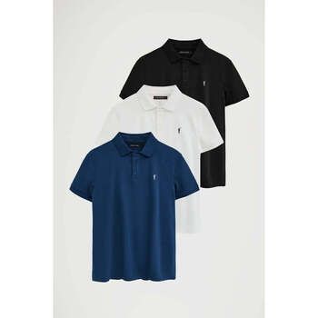 Polo Club Polo PACK 3 - RIGBY GO POLO SLIM VO B-W-IB para hombre