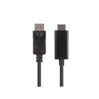 cable displayport lanberg ca-dphd-11cc-0010-bk 1m negro hdmi alta definicion