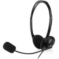 ewent ew3567 auriculares con microfono negros