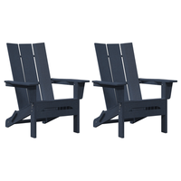 sillas adirondack plegables 2 uds azul marino 745x805x90 cm hdpe cfw740086