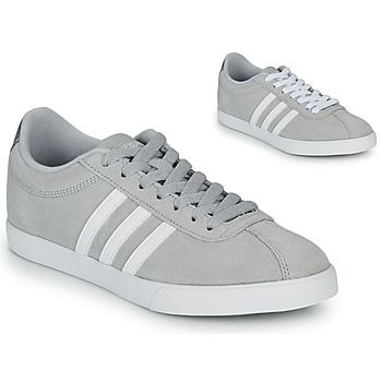 adidas Zapatillas COURTSET GRIS para mujer