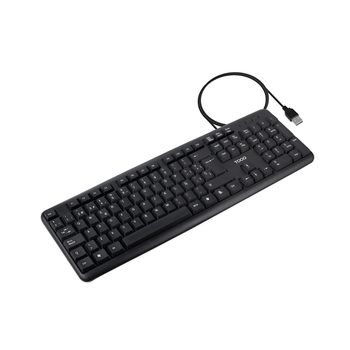TECLADO TOOQ TQK-2002-B USB 104 TECLAS NEGRO