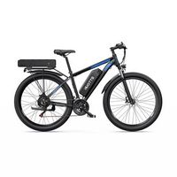 bicicleta electrica de largo alcance duotts c29-k con doble bateria 29 pulgadas negra