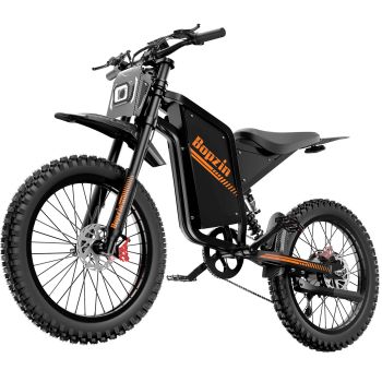 [EU DIRECT] BOPZIN Q8 Bicicleta eléctrica todoterreno Motos hidráulicas de disco 60V 35Ah batería 3000W motor Velocidad